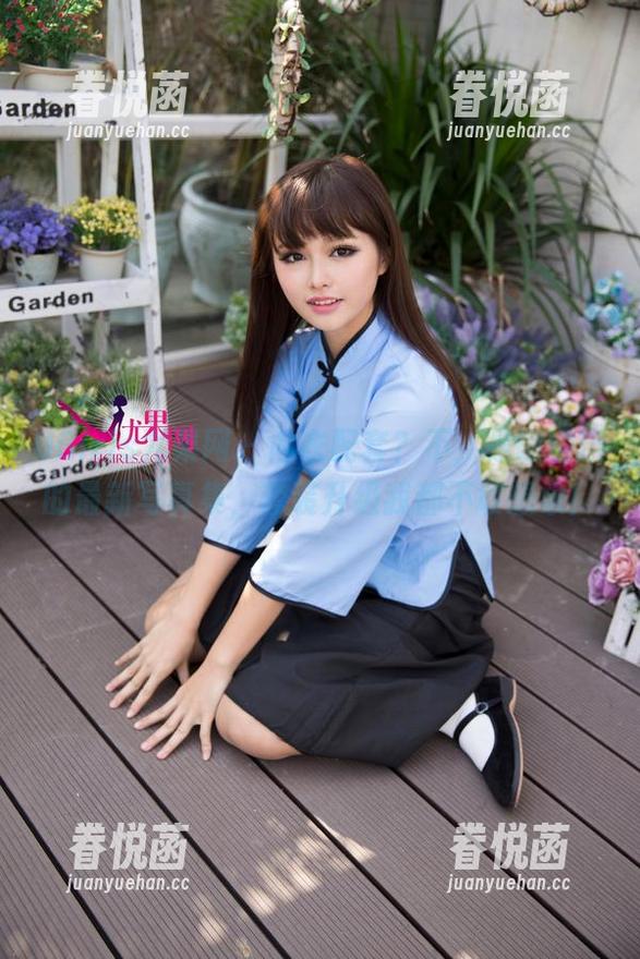 UGirls尤果网 - 内衣配套？不，是谭睿琪的最新写真集，套装升级我都不敢想象！