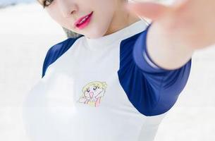 魅妍社 – 王婉悠Queen的水手服合集，画面转给你的桌面，让它也聊聊天！